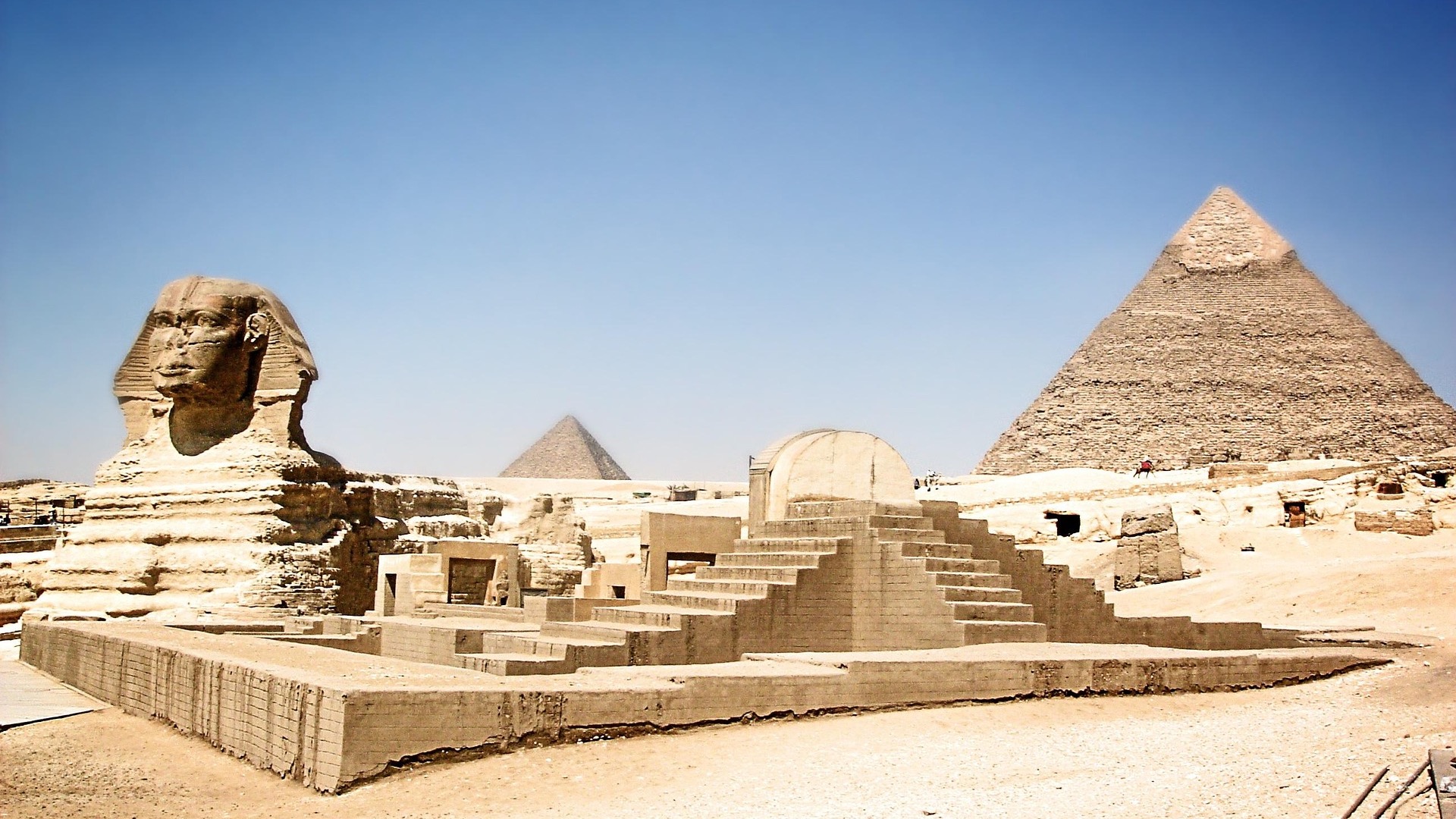 Great Pyramids of Giza and the Sphinx