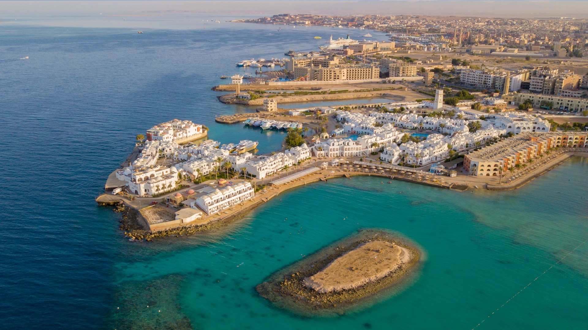 Hurghada's pristine Red Sea beaches and resorts